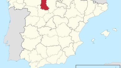 Provincia de Palencia en el mapa