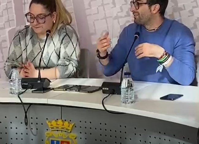 Imagen Rodrigo San Martín y Alba Alonso en rueda de prensa